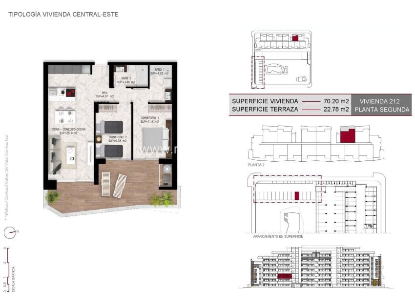 2 soveværelse Lejlighed til salg i San Miguel de Salinas med swimmingpool - € 219.000 (Ref: 8938087)