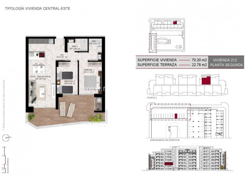 2 bedroom Apartment for sale in San Miguel de Salinas with pool - € 244,000 (Ref: 8938087)