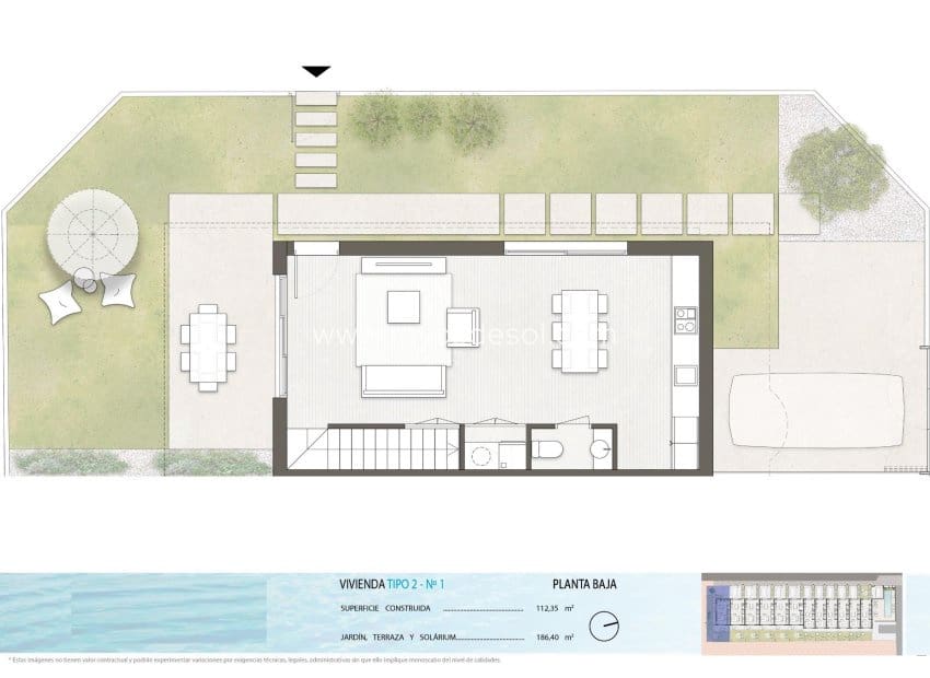 3 soveværelse Villa til salg i Pilar de la Horadada med swimmingpool - € 437.900 (Ref: 8940175)