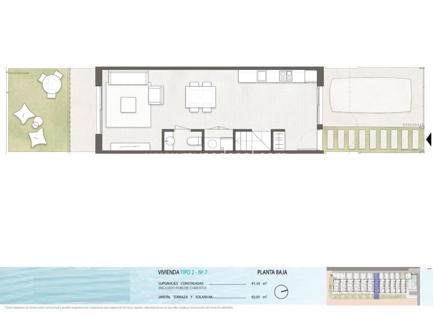 2 soveværelse Byhus til salg i Pilar de la Horadada med swimmingpool - € 299.900 (Ref: 8940177)