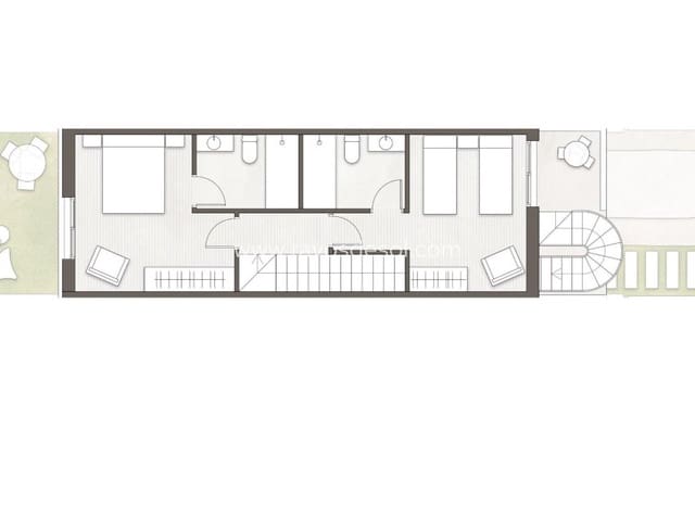 2 bedroom Townhouse for sale in Pilar de la Horadada ciudad, Pilar de la Horadada with pool - € 299,900 (Ref: 8940177)