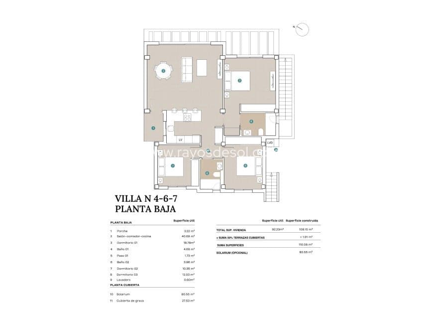 5 makuuhuone Huvila myytävänä paikassa Polop - 568 000 € (Ref: 8949247)