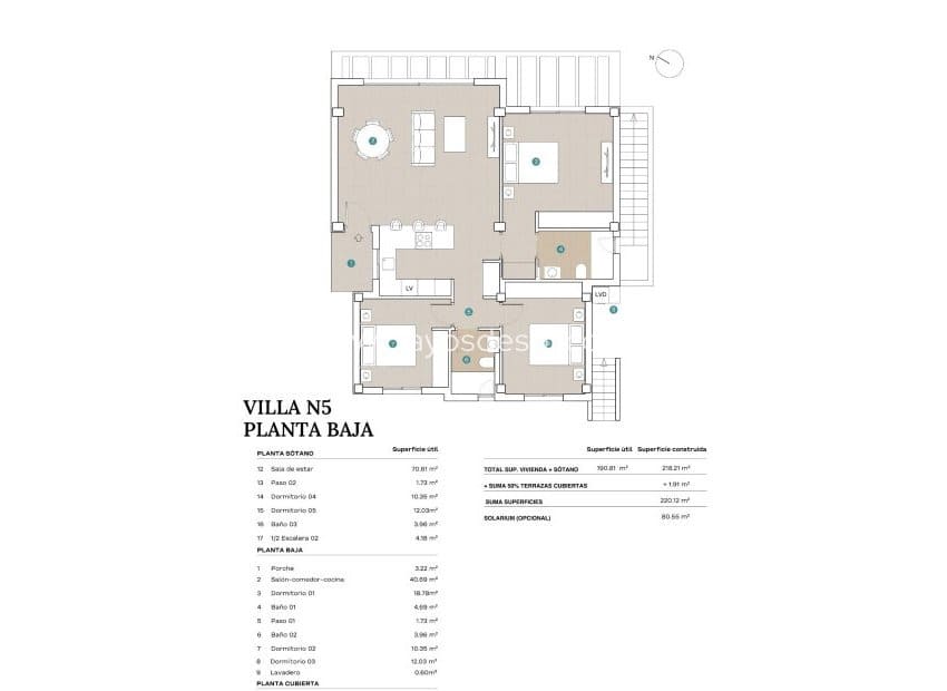 5 soveværelse Villa til salg i Polop - € 598.750 (Ref: 8949251)