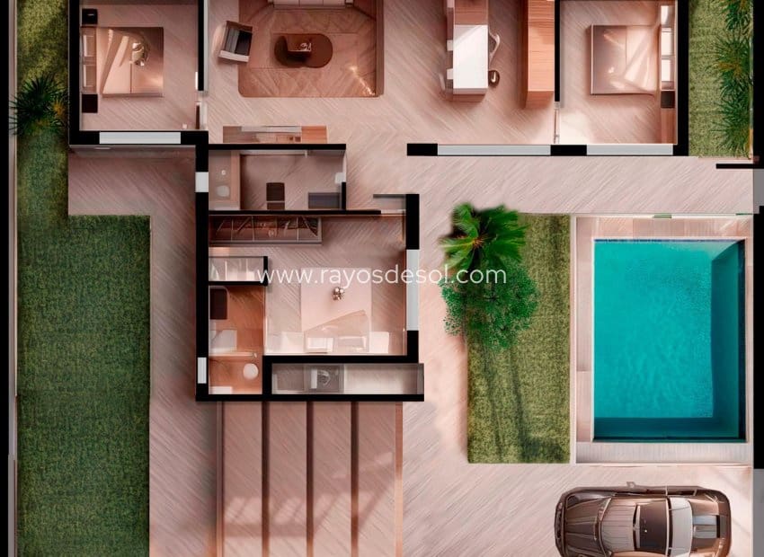 3 chambre Villa/Maison à vendre à Roldan avec piscine - 379 950 € (Ref: 8990142)