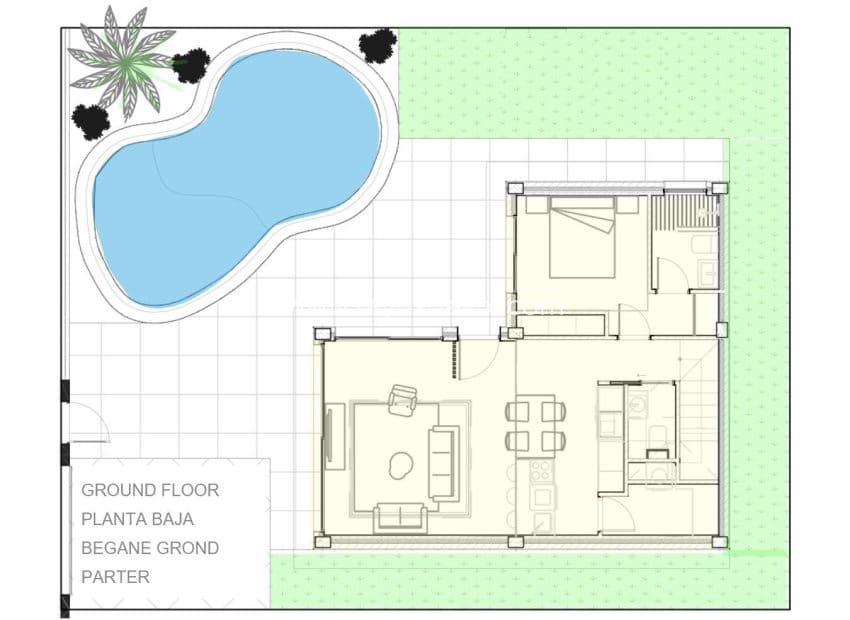 3 soveværelse Villa til salg i Roldan med swimmingpool - € 395.950 (Ref: 8990143)