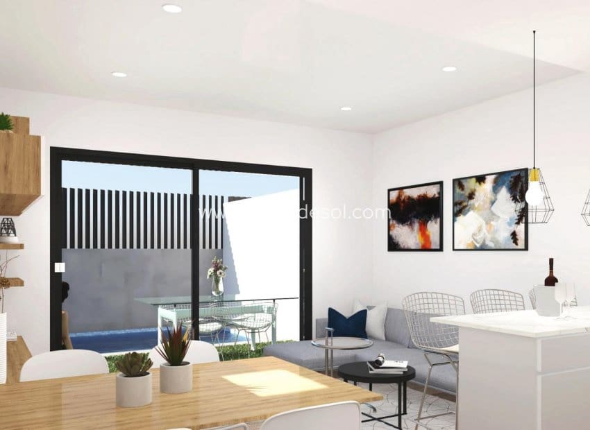 3 soveværelse Villa til salg i Santiago de la Ribera med swimmingpool - € 400.000 (Ref: 9019432)