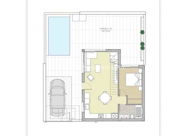 Chalet de 3 habitaciones en Vistabella, Orihuela en venta con piscina - 355.900 € (Ref: 9025238)