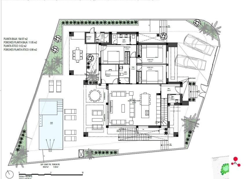 5 soveværelse Villa til salg i Torre-Pacheco med swimmingpool - € 1.300.000 (Ref: 9041271)