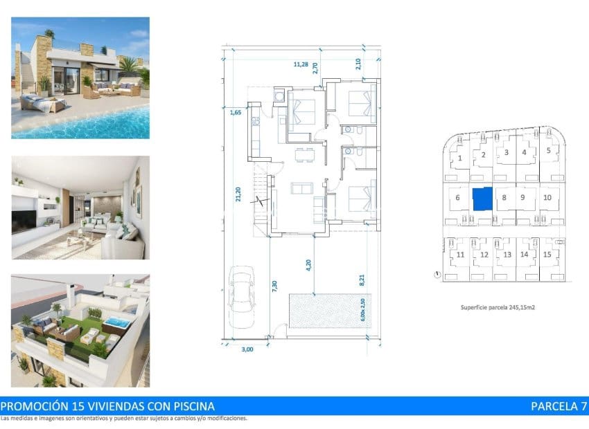 3 slaapkamer Villa te koop in San Fulgencio met zwembad - € 395.000 (Ref: 9076415)