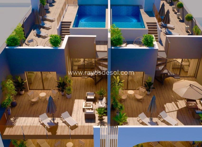 3 soveværelse Penthouse til salg i Torrevieja med swimmingpool - € 599.000 (Ref: 9076417)