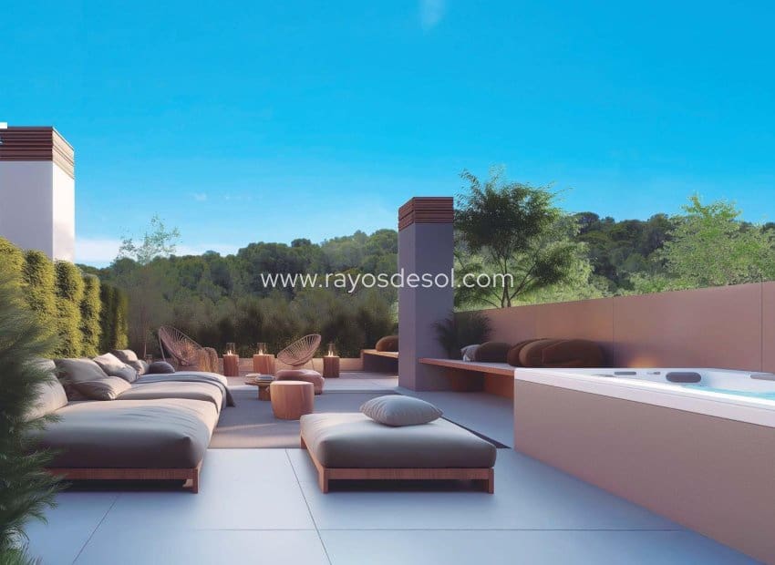 2 bedroom Penthouse for sale in La Nucia with pool - € 437,068 (Ref: 9153441)