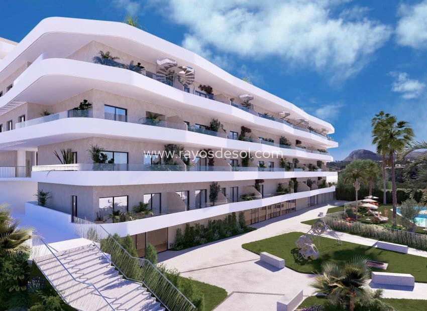 2 bedroom Apartment for sale in La Nucia with pool - € 349,388 (Ref: 9153443)