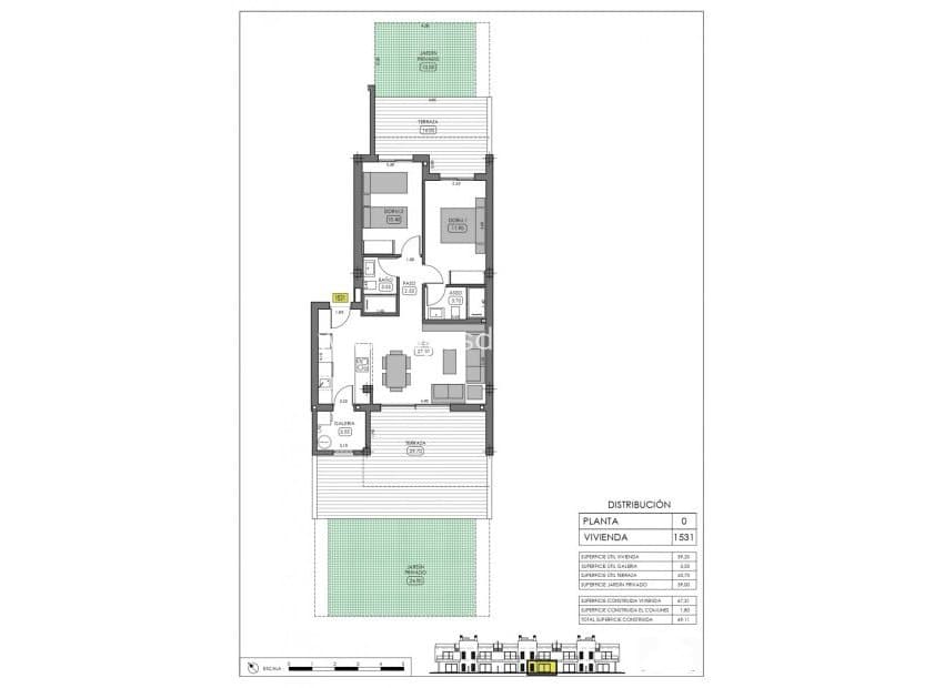 2 Zimmer Apartment zu verkaufen in Algorfa mit Pool - 323.900 € (Ref: 9160056)