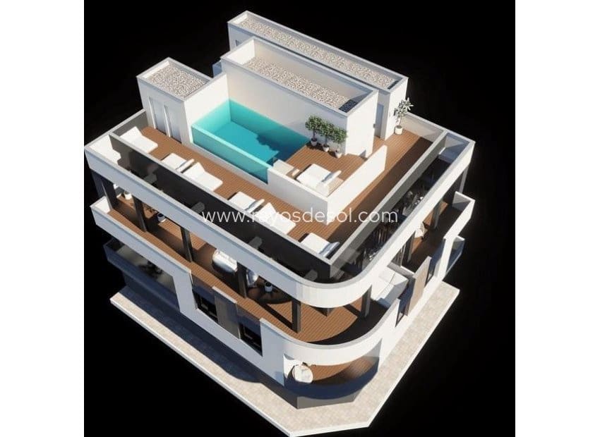 Apartamento de 1 habitación en Torrevieja en venta con piscina - 176.000 € (Ref: 9177098)
