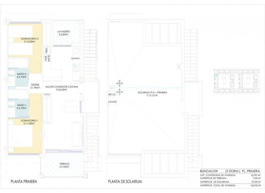 2 bedroom Apartment for sale in Los Balcones with pool - € 315,000 (Ref: 9227788)