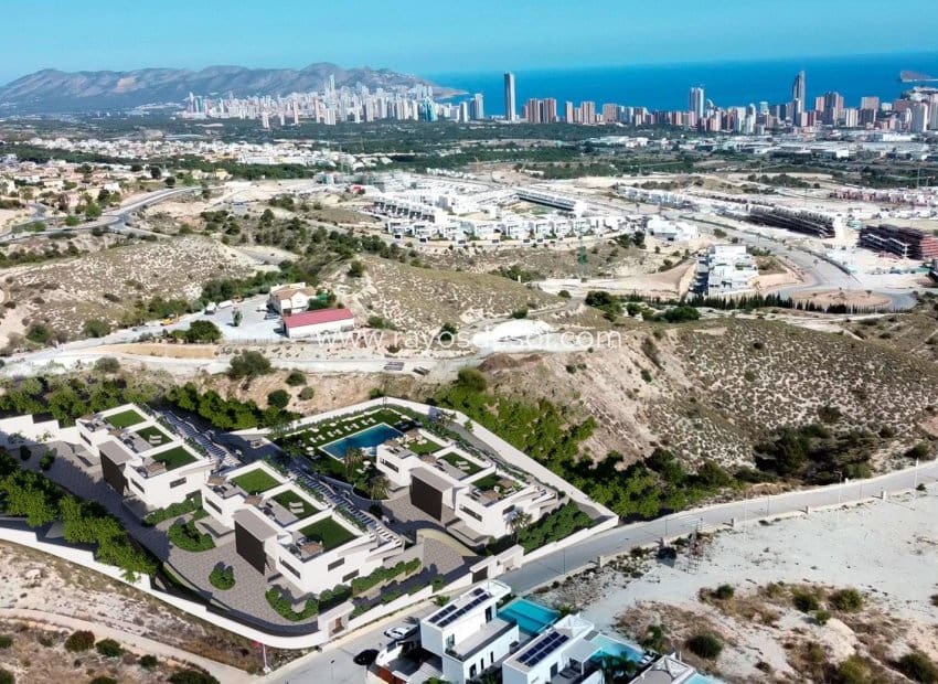 3 makuuhuone Huoneisto myytävänä paikassa Finestrat mukana uima-altaan - 479 900 € (Ref: 9266541)