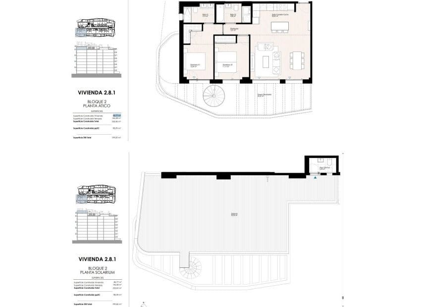 2 sovrum Takvåning till salu i La Villajoyosa / Vila Joiosa med pool - 655 000 € (Ref: 9266542)