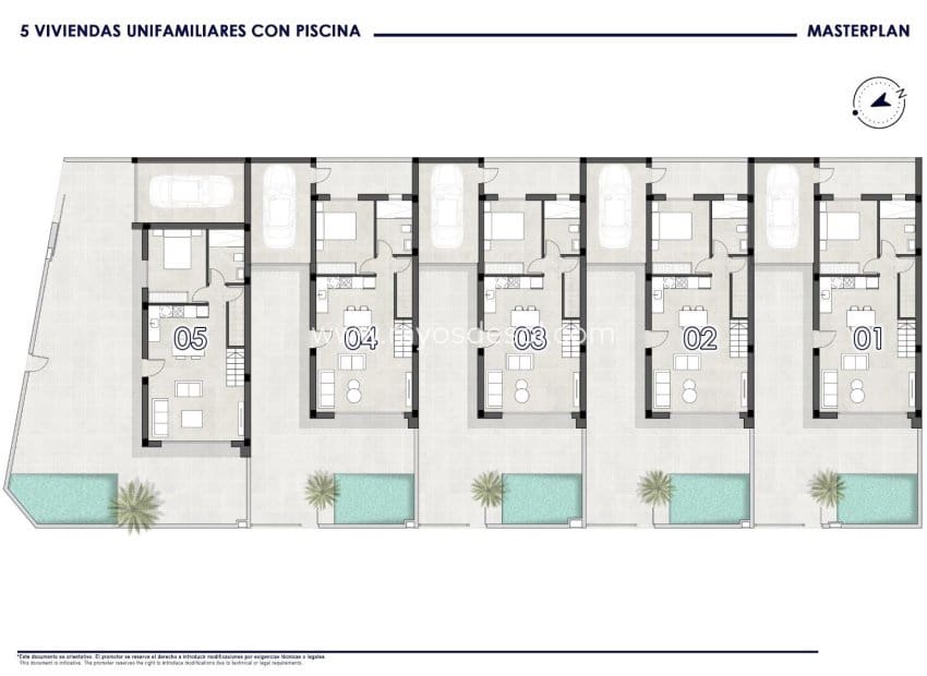 3 soverom Villa til salgs i San Pedro del Pinatar med svømmebasseng - € 380 000 (Ref: 9266545)