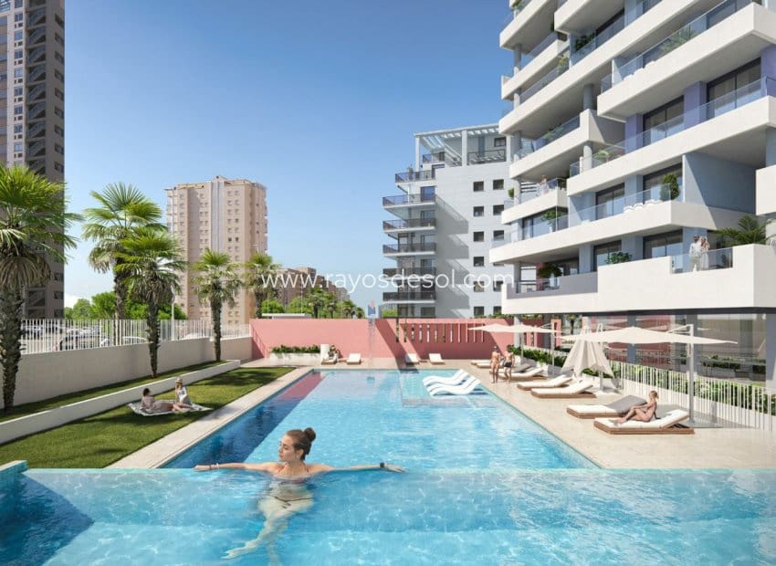 2 soveværelse Lejlighed til salg i Calpe / Calp med swimmingpool - € 650.000 (Ref: 9285647)