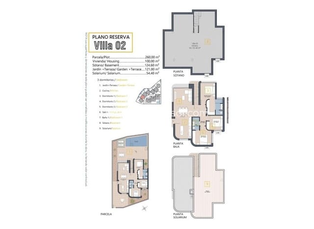 3 chambre Villa/Maison à vendre à Las Lomas de Rame - Bahía Bella, Los Alcázares avec piscine - 589 900 € (Ref: 9288293)