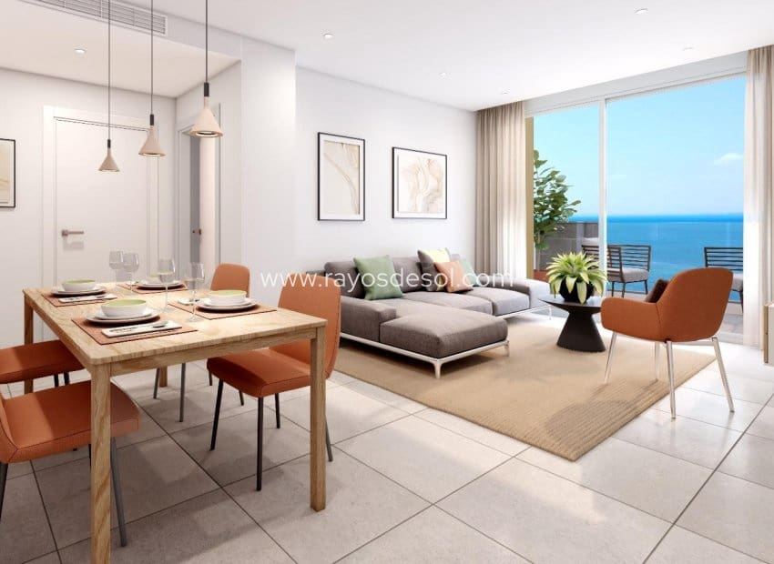 2 makuuhuone Kattohuoneisto myytävänä paikassa La Manga del Mar Menor mukana uima-altaan - 345 000 € (Ref: 9297786)