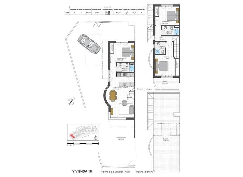 3 bedroom Bungalow for sale in Pilar de la Horadada with pool - € 370,000 (Ref: 9322198)