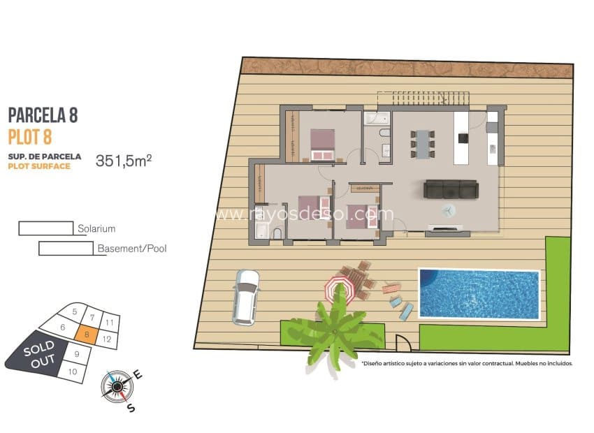 3 camera da letto Villa in vendita in Finestrat con piscina - 675.000 € (Rif: 9343314)