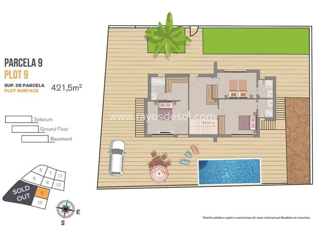 3 slaapkamer Villa te koop in Finestrat Pueblo, Finestrat met zwembad - € 735.000 (Ref: 9343314)