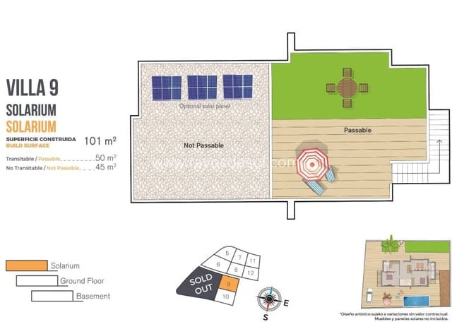 3 slaapkamer Villa te koop in Finestrat Pueblo, Finestrat met zwembad - € 735.000 (Ref: 9343314)