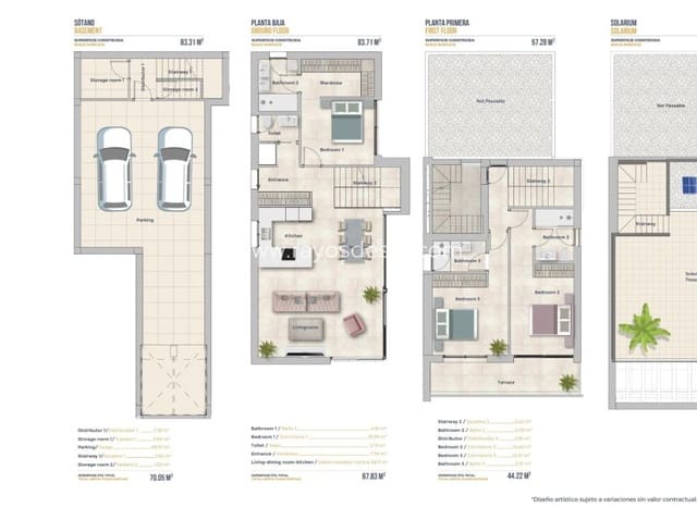3 bedroom Villa for sale in Balcón de Finestrat - Terra Marina, Finestrat with pool - € 729,000 (Ref: 9343315)