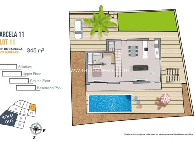 3 camera da letto Villa in vendita in Finestrat Pueblo, Finestrat con piscina - 920.000 € (Rif: 9343316)