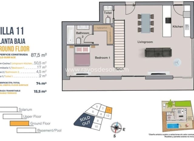 3 camera da letto Villa in vendita in Finestrat Pueblo, Finestrat con piscina - 920.000 € (Rif: 9343316)