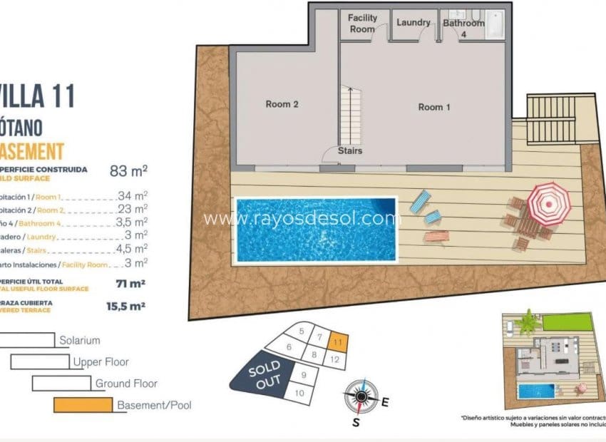 3 quarto Moradia para venda em Finestrat com piscina - 920 000 € (Ref: 9343316)