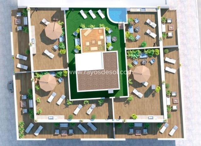 2 Zimmer Penthouse zu verkaufen in Parque de las Naciones, Torrevieja mit Pool - 349.000 € (Ref: 9380126)