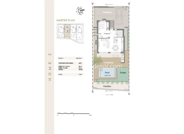 3 slaapkamer Villa te koop in Santiago de la Ribera, San Javier met zwembad - € 615.000 (Ref: 9380128)
