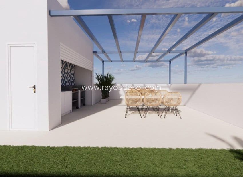 3 chambre Penthouse à vendre à Torre de la Horadada avec piscine - 378 900 € (Ref: 9380133)