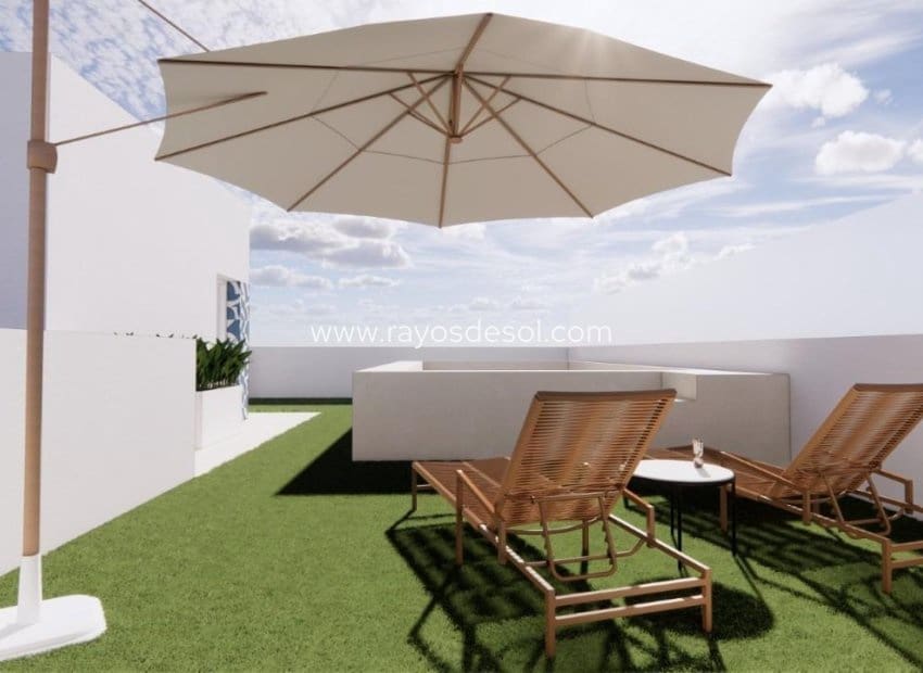 3 chambre Penthouse à vendre à Torre de la Horadada avec piscine - 378 900 € (Ref: 9380133)