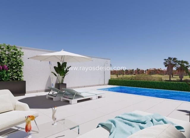 3 bedroom Townhouse for sale in Las Lomas de Rame - Bahía Bella, Los Alcázares with pool - € 357,000 (Ref: 9380757)