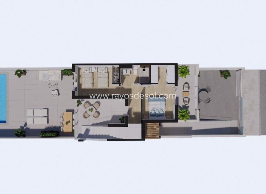 3 sovrum Hus till salu i Los Alcazares med pool - 357 000 € (Ref: 9380757)