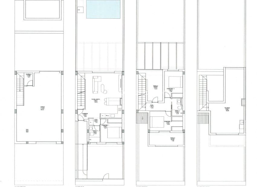 3 sovrum Hus till salu i Los Alcazares med pool - 357 000 € (Ref: 9380757)