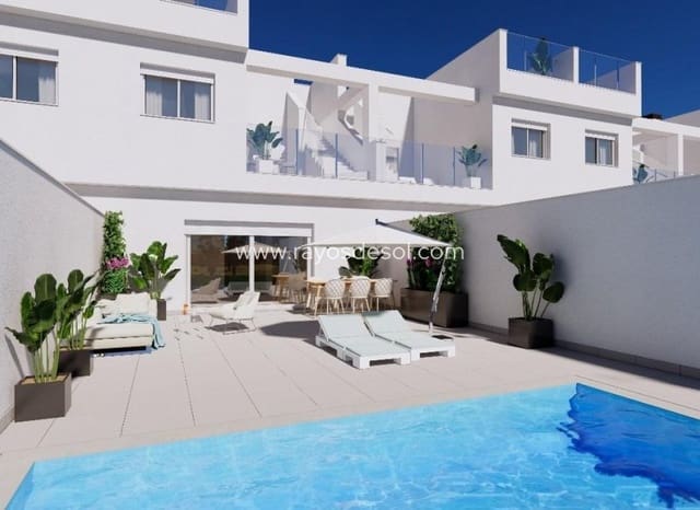 3 bedroom Townhouse for sale in Las Lomas de Rame - Bahía Bella, Los Alcázares with pool - € 382,000 (Ref: 9380757)