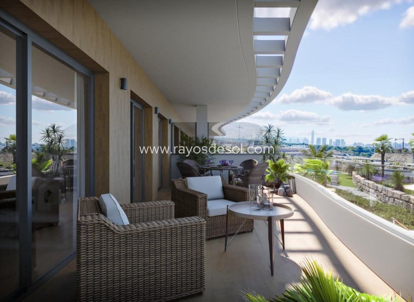 2 slaapkamer Penthouse te koop in Finestrat met zwembad - € 485.000 (Ref: 9391084)