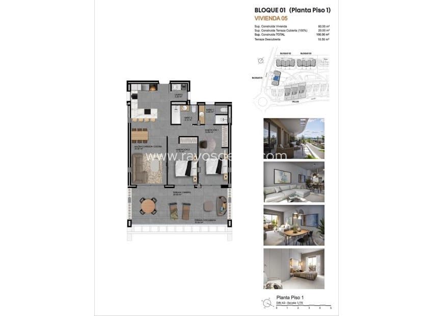 2 slaapkamer Appartement te koop in Finestrat met zwembad - € 375.000 (Ref: 9391086)