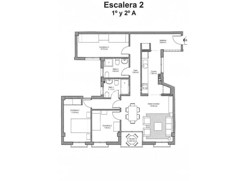 3 slaapkamer Appartement te koop in Avileses - € 133.000 (Ref: 9417908)