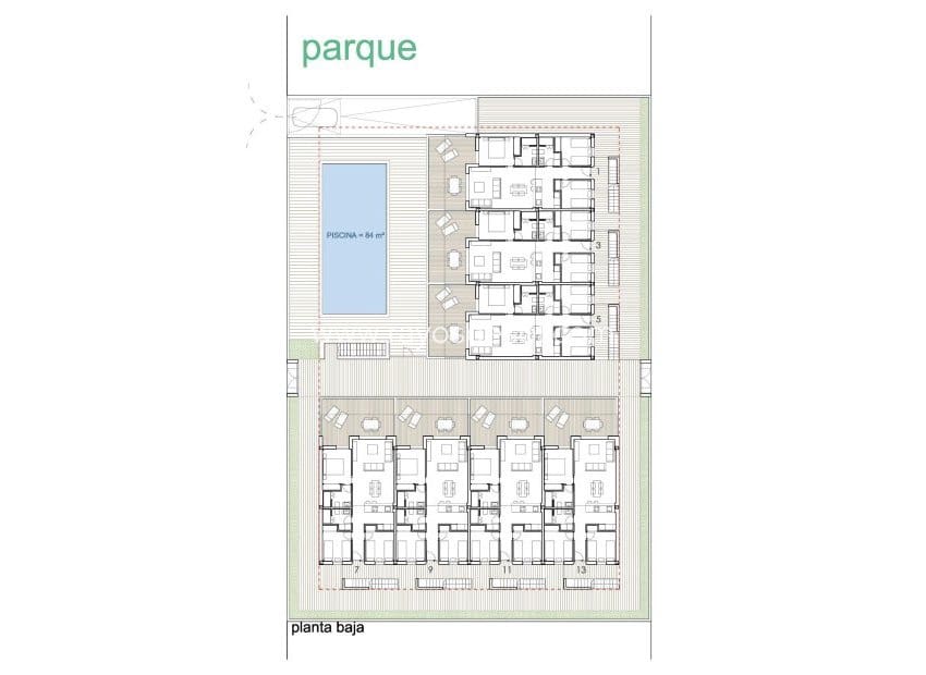 3 sypialnia Apartament na sprzedaż w Bigastro z basenem - 219 000 € (Ref: 9417911)