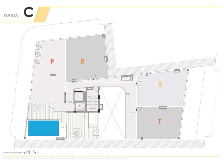 2 soverom Penthouse til salgs i Torrevieja med svømmebasseng - € 290 000 (Ref: 9420613)