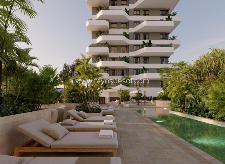 2 makuuhuone Huoneisto myytävänä paikassa Calpe / Calp mukana uima-altaan - 395 000 € (Ref: 9426654)