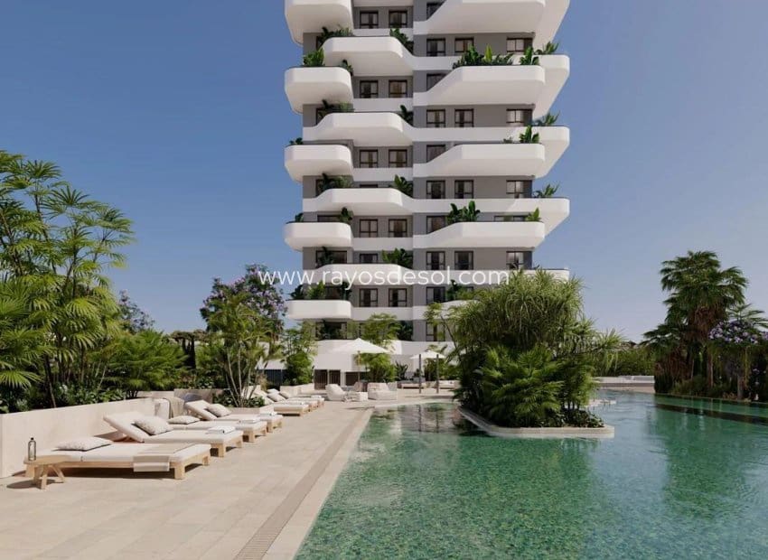 2 makuuhuone Huoneisto myytävänä paikassa Calpe / Calp mukana uima-altaan - 375 000 € (Ref: 9426654)