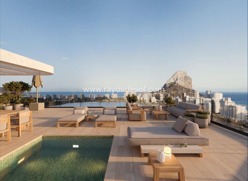Apartamento de 3 habitaciones en Calpe / Calp en venta con piscina - 455.000 € (Ref: 9426655)