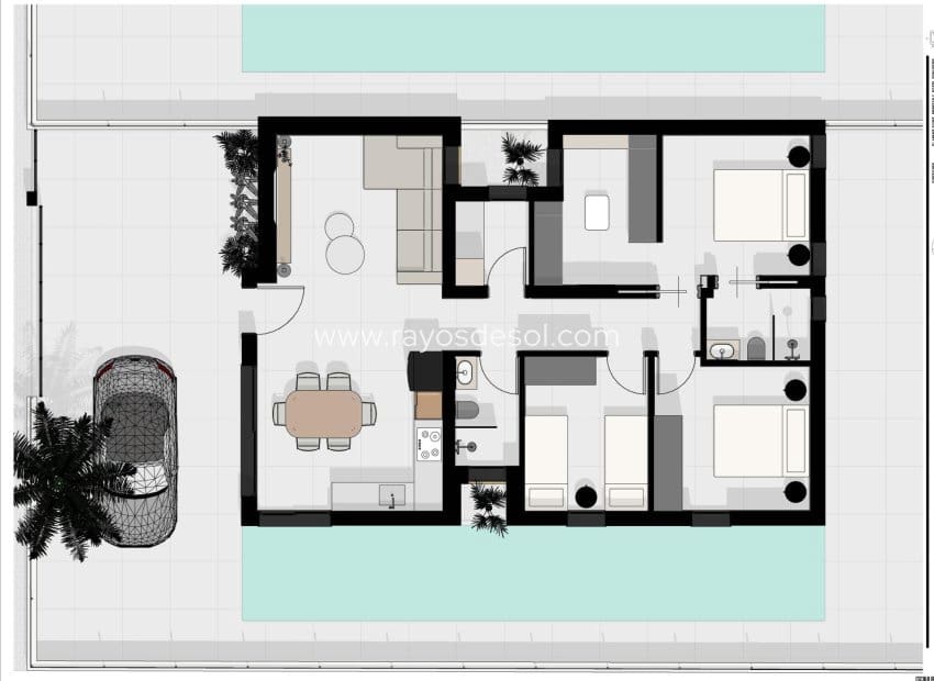 3 soveværelse Villa til salg i Benijofar - € 399.900 (Ref: 9435165)